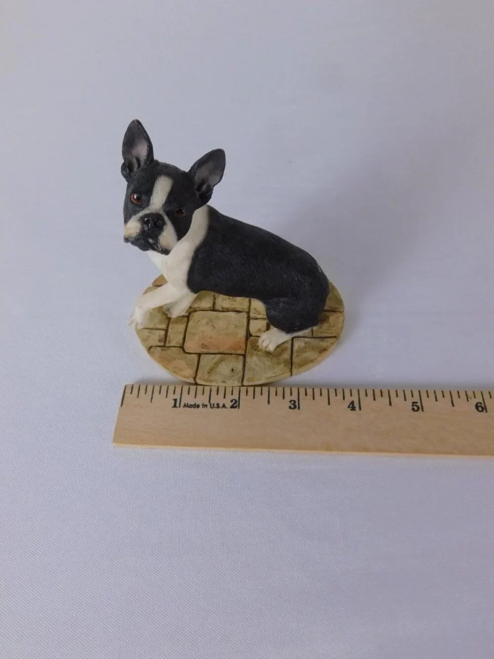 Sherratt & Simpson Boston Terrier Dog Figurine Resin Statue 8937 Sitting Decor - Picture 7 of 8